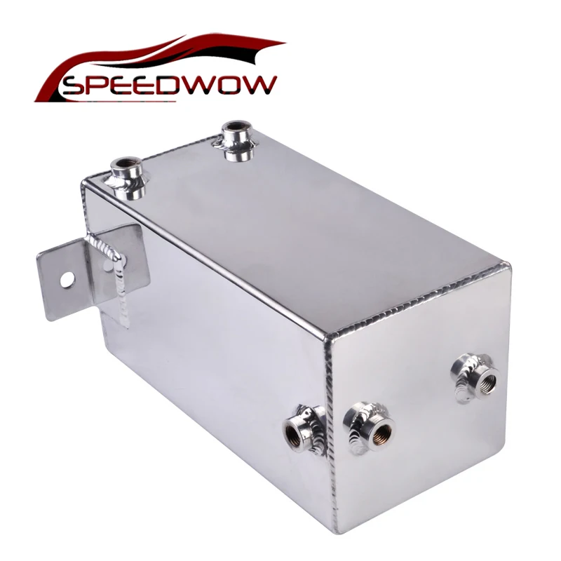 SPEEDWOW 4L Универсальный Автомобильный маслоуловитель бак алюминиевый моторный