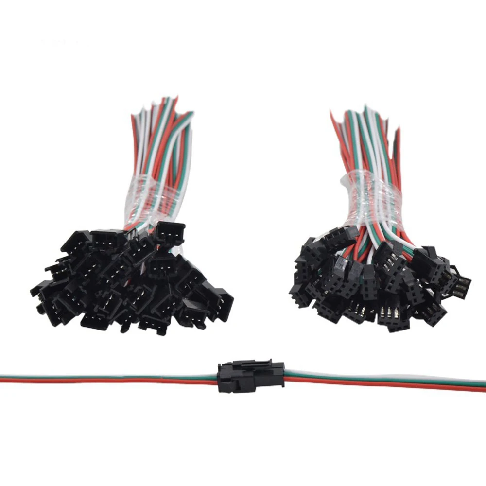 Светодиодная лента 10 шт. 3 PIN RGB светодиодный светильник аксессуары женский