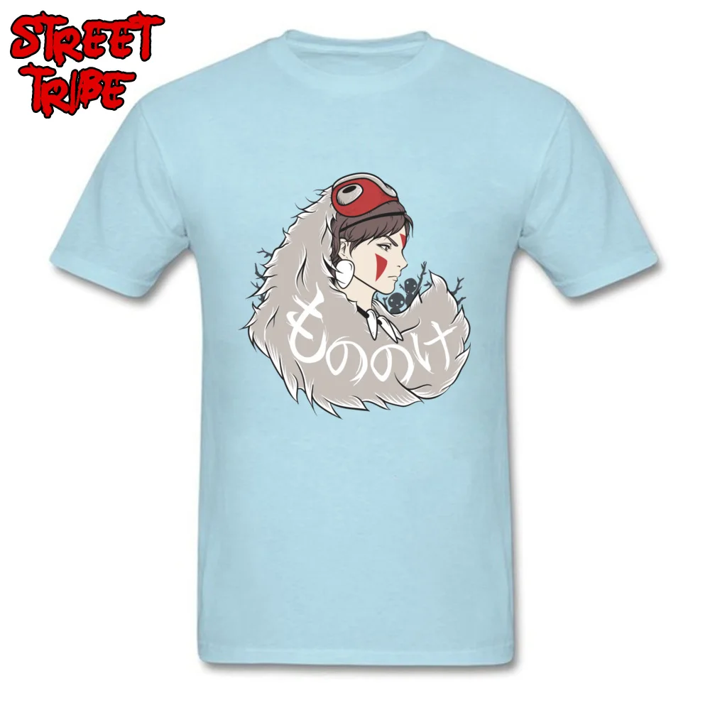 

Camisa Forest Princess T Shirt for Men 2018 Tshirt Summer Fall Japan Style Cotton T-Shirt Mononoke Hime Printed Tee Shirt Black