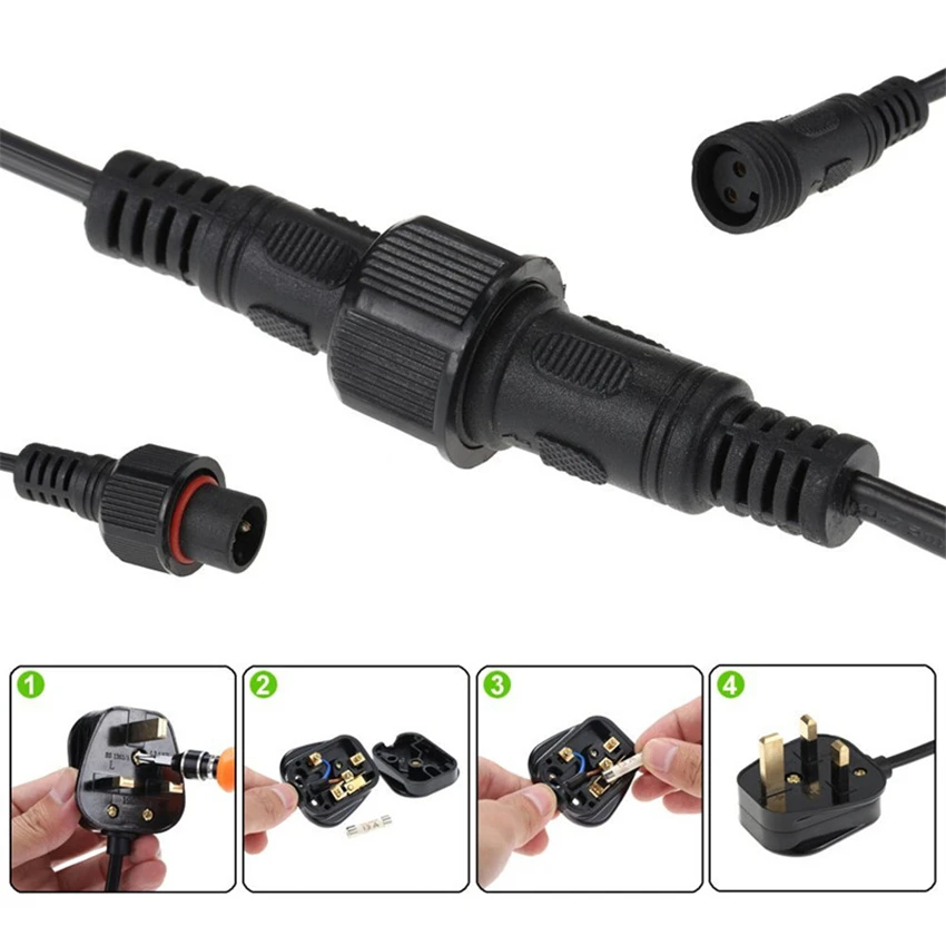 ES Plug 220 В лампа гирлянда подвесные светильники для спальни открытый сад лампы