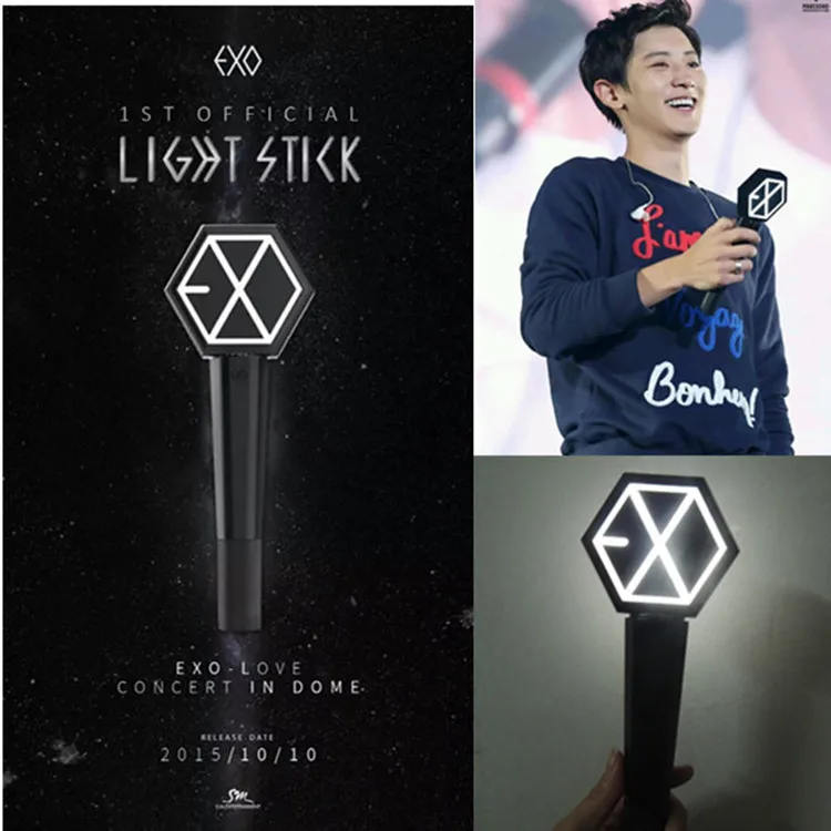 [MYKPOP] Kpop новая группа EXO светильник палка Ver.2 белый концертный мигающий вентилятор Коллекция подарков SA18032503