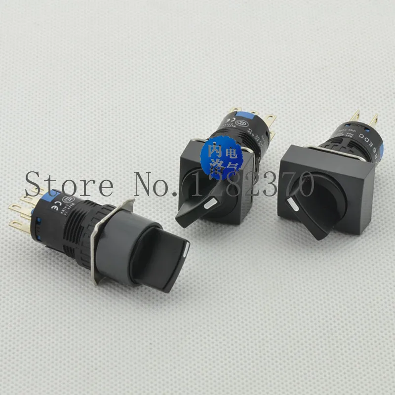 

[ZOB] original 16mm selector switch XB6EA / C / DD222C/232C knob round / square / rectangular 2nd lock 2C / O --10pcs/lot