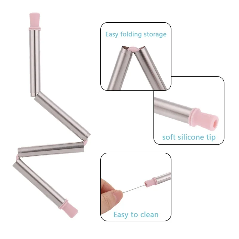 Plegable de paja plegable reusable con llavero agujero viajes al aire libre casa Bar cocina Accesorios | Дом и сад