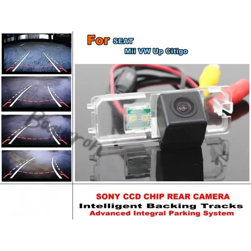 

Интеллектуальная парковочная камера для сиденья Mii / Volkswagen Up / Skoda Citigo, динамическая камера заднего вида CCD, ночное видение