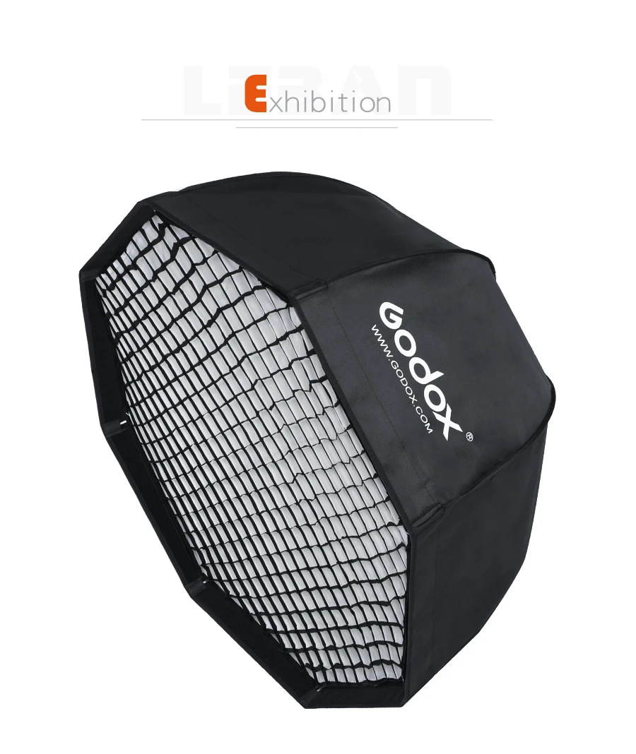 Godox SB-UE 120 см 47in Портативный восьмиугольный зонтик софтбокс с сеткой в виде сот с Bowens крепление для студии вспышки света
