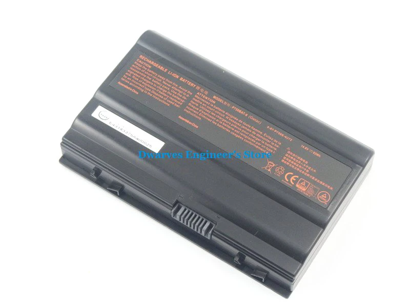 Clevo P750BAT-8 Батарея для Clevo P750 P750S P751 P751ZM X599 ZX7-D0 EON17-X GTX970M 6-87-P750S-4U72 14,8 V 82Wh