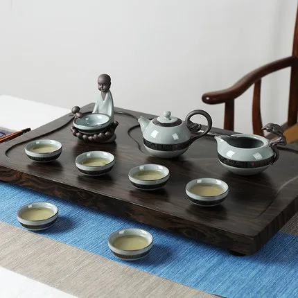 Керамический чайный набор кунг фу для дома простой китайский Ретро Цзиндэчжэнь