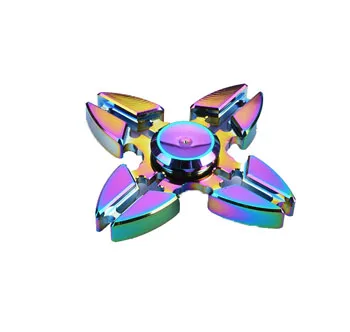 

Fidget Spinner Rainbow Hand Spinner Alloy Rotation Time Anti Stress Toy Focus Gyro EDC Finger Desk for Kids/Adult.
