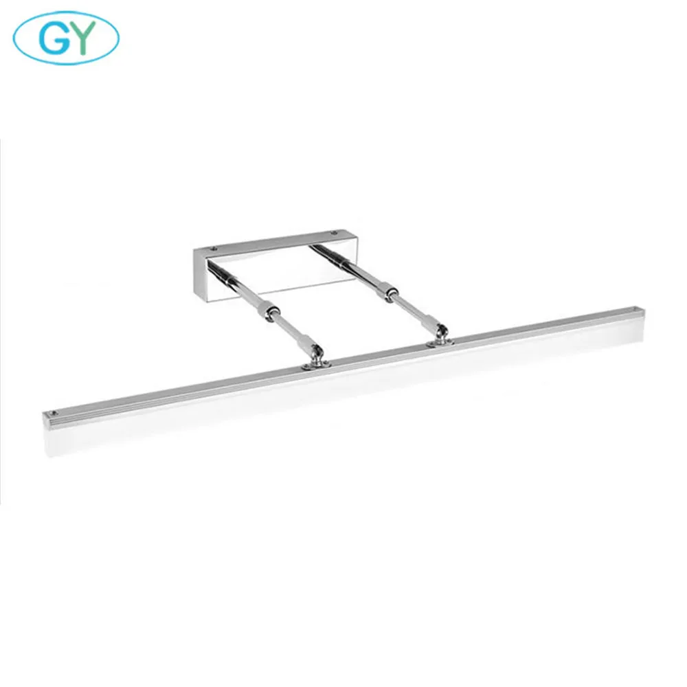 Современный Хромированный Светодиодный светильник для туалетного столика s