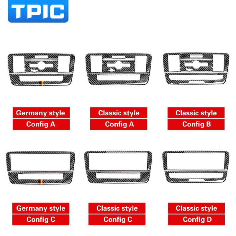 Автомобильные наклейки TPIC из углеродного волокна для Mercedes W169 W245 W117 W156 A класс B CLA