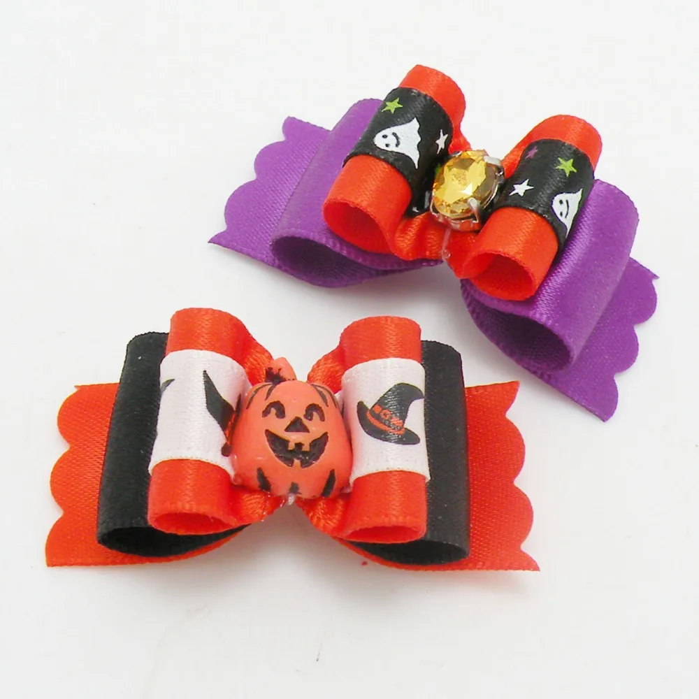 100 шт./лот лента для шерсти собак щенков кошек банты резиновые аксессуары товары