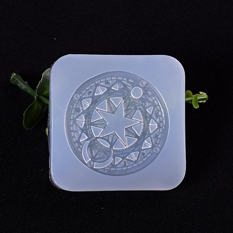 1pcs UV Resin Jewelry Liquid Silicone Mold Magic Array Charms Pendant Molds For DIY Intersperse Decorate Making | Украшения и
