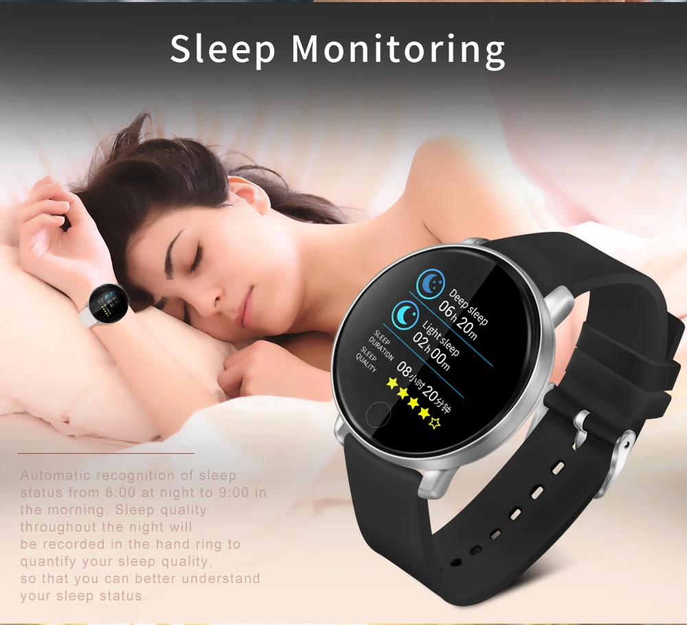 S226D Смарт часы с монитор сердечного ритма Фитнес трекер крови Давление Smartwatch