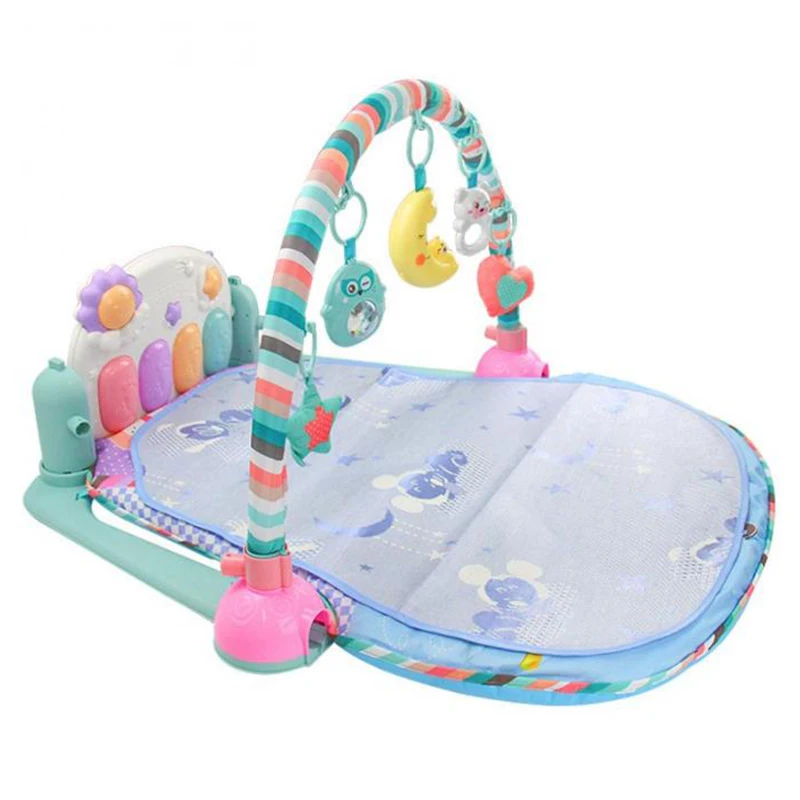 Baby Soft Playmat Piano Musical Sleep Lullaby Activity Fitness Gym Mat Kid Sleeping Safety Blanket Christmas Gift for Boy Girl