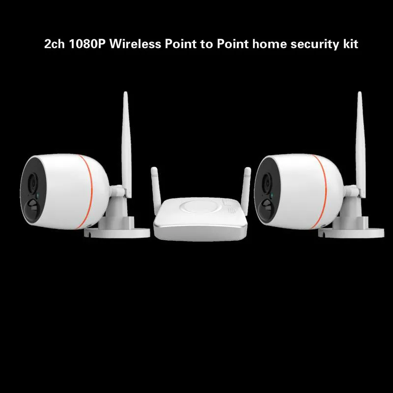 2MP 2ch мини NVR комплект 1080 P PIR тепловой индукции Wi-Fi ip-камер Авто матч интернет P2P камеры видеонаблюдения дома безопасности