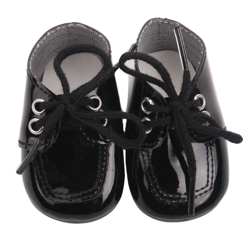 18 inch Girls doll clothes Fashion suit pajamas set with shoes American born dress Baby toys fit 43 cm baby dolls c642