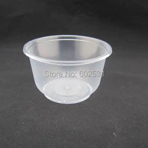 Утолщенная одноразовая пластиковая миска для супа с крышкой одноразовые