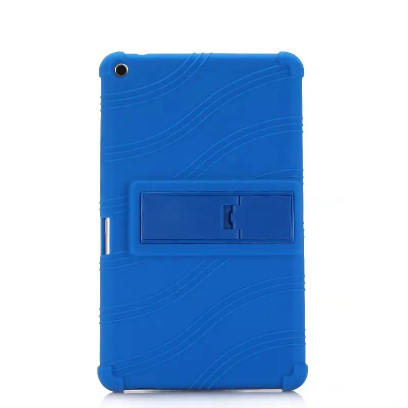 dark blue Aoruika уплотненный нескользящий противоударный чехол-накладка для huawei MediaPad T3 8,0 KOB-L09 KOB-W09 детский силиконовый чехол t3 8,0" - Цвет: dark blue