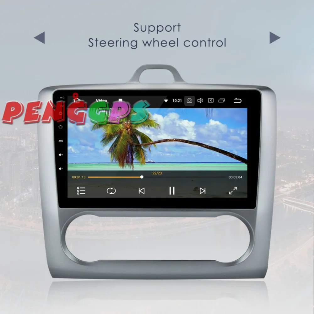 2din Android 8 0 4 + 32 автомобильный Радио gps Навигация стерео головное устройство для Ford