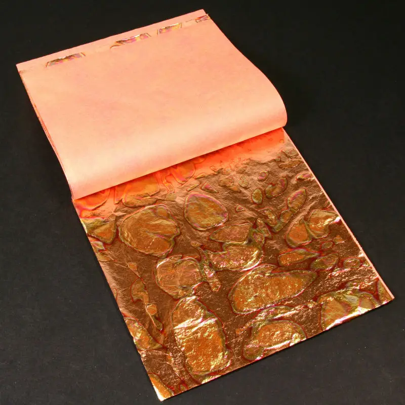 5 шт. в буклете сделай сам итальянский красный с разноцветной золотой фольгой