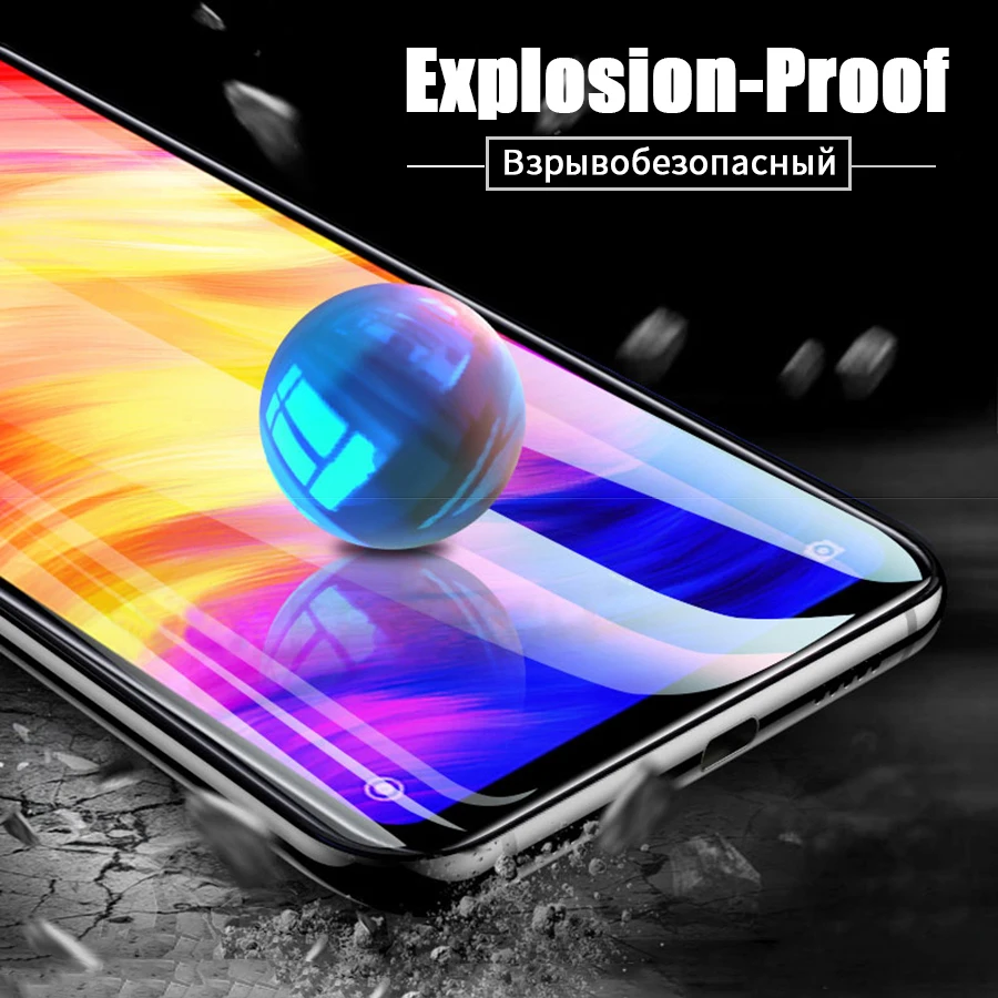 6D полный клей покрытие из закаленного стекла для Xiao mi Pocophone F1 9 T 8 A2 Lite x 3 Red Note 7 6 5 K20