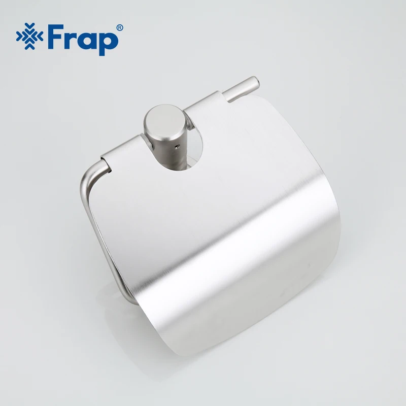 Frap Новое поступление серебряный цвет настенный держатель для туалетной бумаги пространство Алюминий с монтажным сиденьем F3703