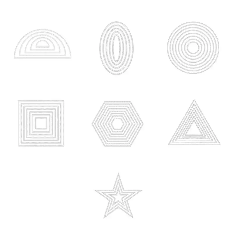 Треугольные формы фоновые штампы для рукоделия металлические высекальные