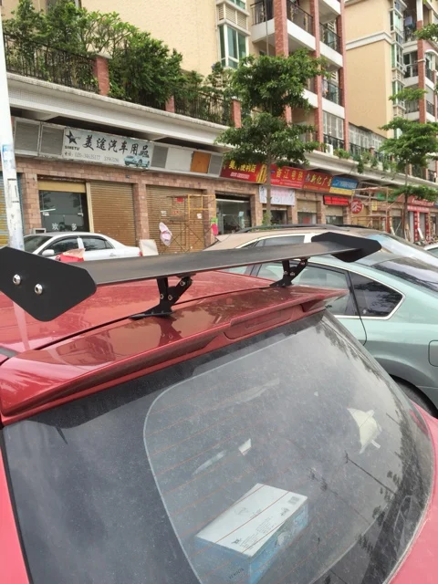 Подходит для хэтчбека Автомобильный задний спойлер Крылья Универсальный нет