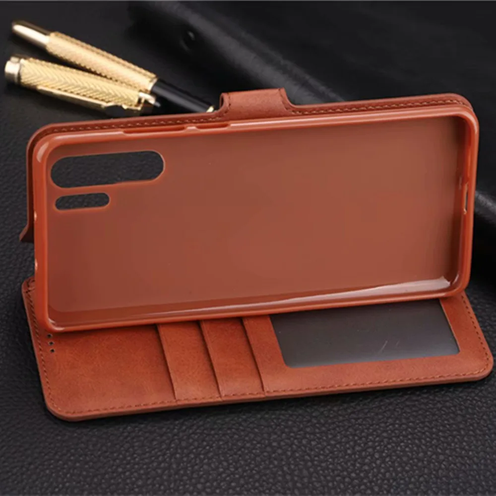 AZNS Genuine Cowhide Leather flip case for Huawei P30 P20 Mate 20 Pro Lite Luxury wallet bag cover with Card slot Magnetic clasp | Мобильные