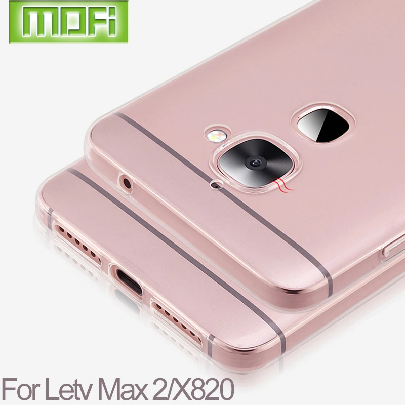 Leeco Letv max 2 ТПУ чехол x821 Le max2 X820 Мягкий ультра тонкий прозрачный mofi 5 7 дюймов le2 letv