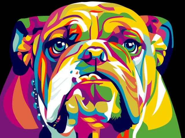 Full 5D Diy Daimond Painting &quotShar Pei&quot 3D Diamond Round Rhinestone Diamant Embroidery Animals | Дом и сад