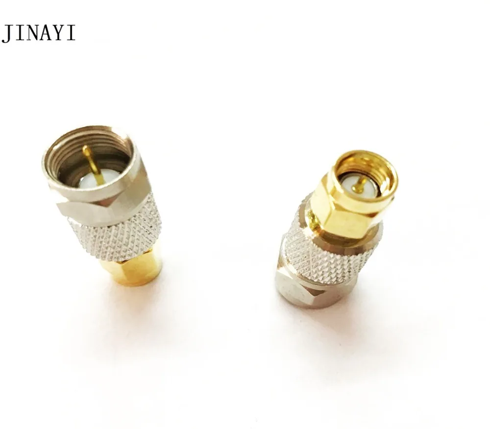 5 шт. прямой радиочастотный коаксиальный адаптер со штекером F и SMA | Обустройство