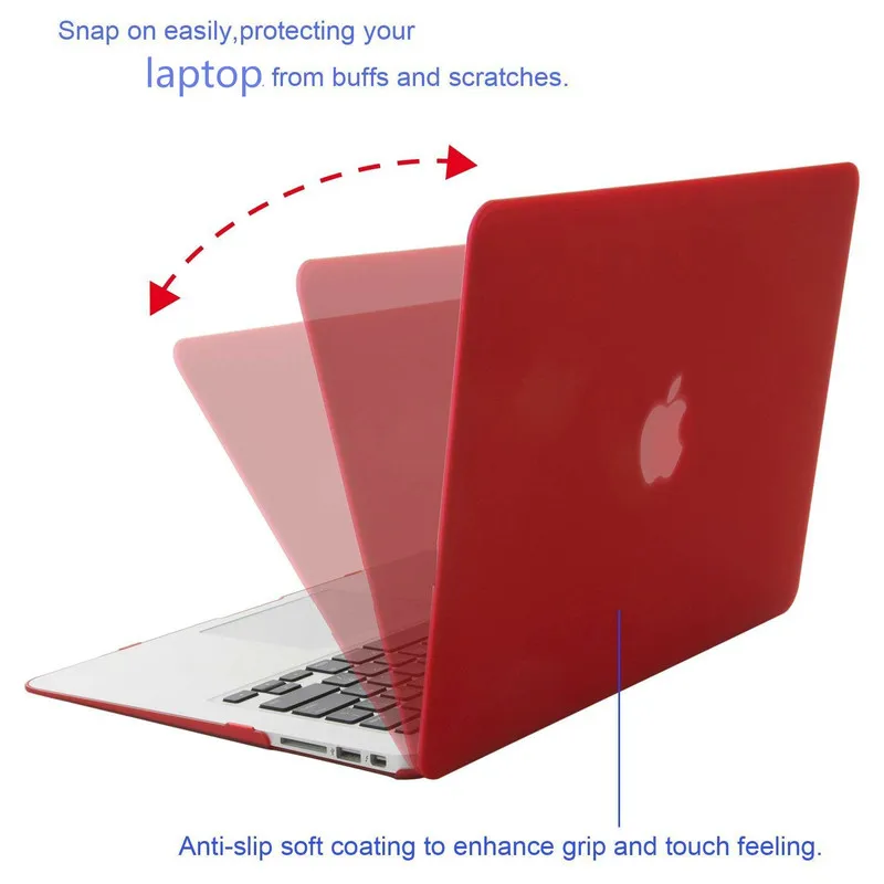 Прозрачный матовый чехол для ноутбука Macbook Pro 13 без сенсорной панели A1708 A1706 чехлы