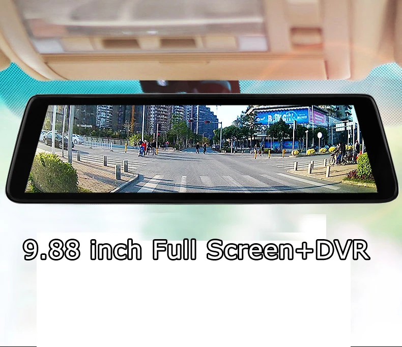 Anshilong 9 8 &quotсенсорный экран Дисплей FHD 1080P Видеорегистраторы для автомобилей
