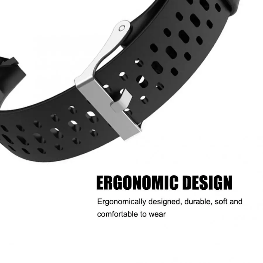 TPE материал ремешок для наручных часов сменный мужской подходит POLAR M400 мужчин и