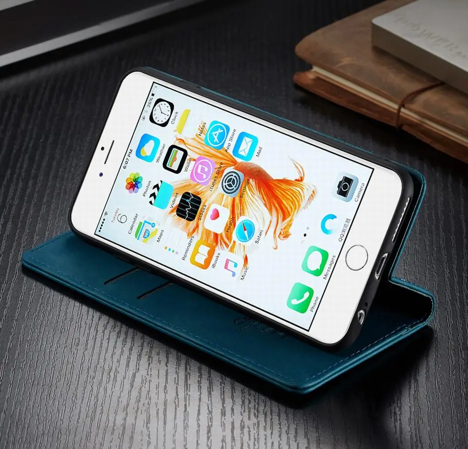 Флип-чехол для iPhone 6S 6 s 7 8 Plus, чехол для iPhone XS Max XR, кожаный бумажник, чехол для iPhone 5 S 5 SE X 10, Роскошный чехол для телефона