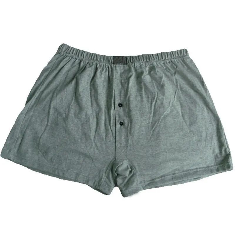 Боксеры мужские хлопковые 3 шт./лот Удобные однотонные красные темно синие серые