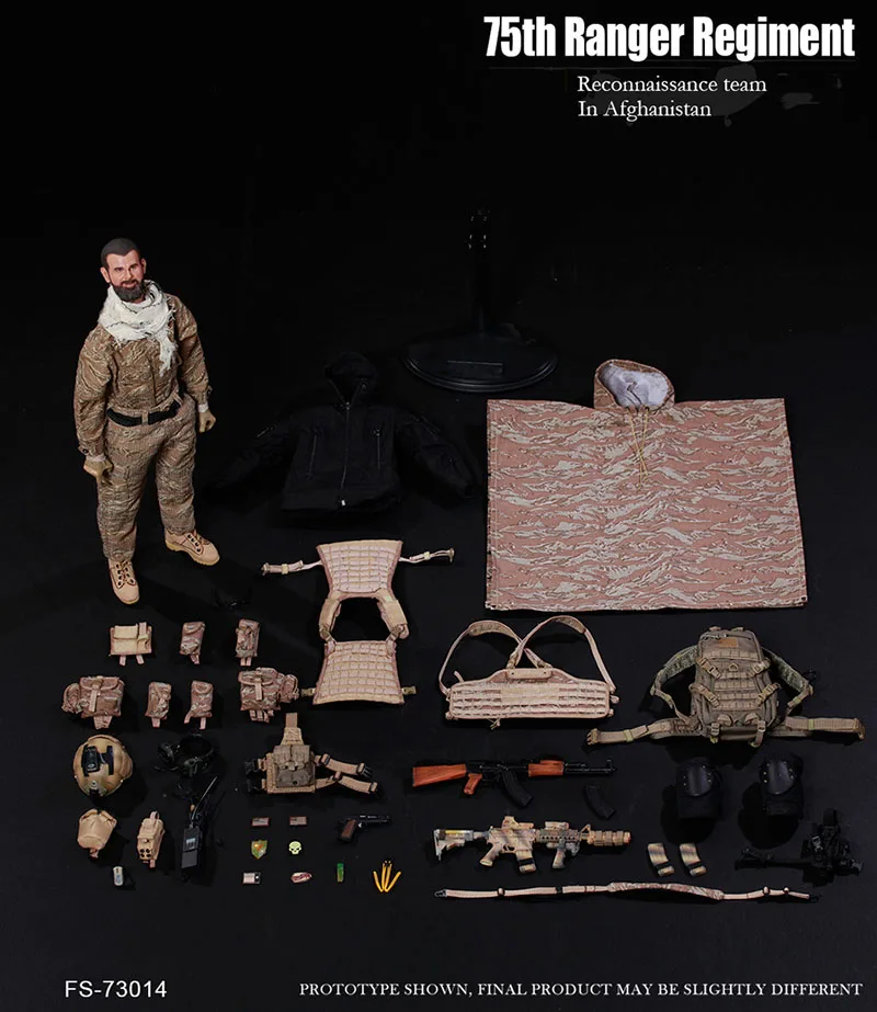 FS 7304 для сбора 1/6 полный набор мальчиков плотные 75th Ranger полка разведгруппа в