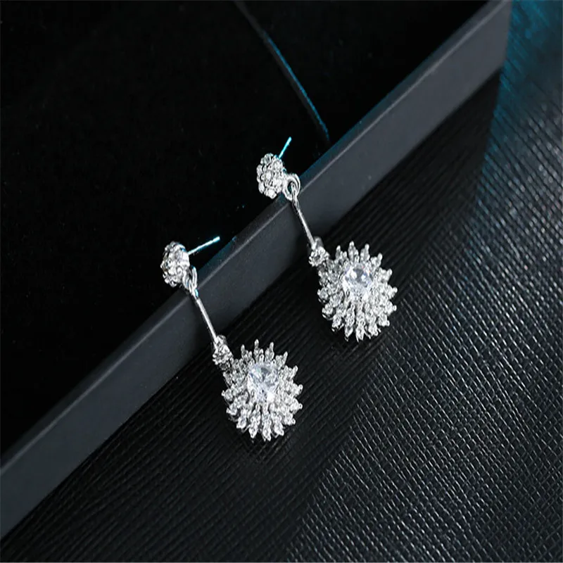 Серьги гвоздики из стерлингового серебра 925 пробы темпераментные серьги для