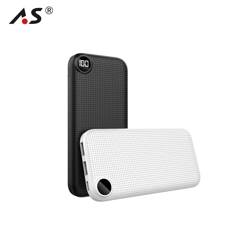 A.S USB Type C PD 3 0 18 Вт Power Bank 10000 мАч PowerBank 2 порта портативный аккумулятор светодиодный