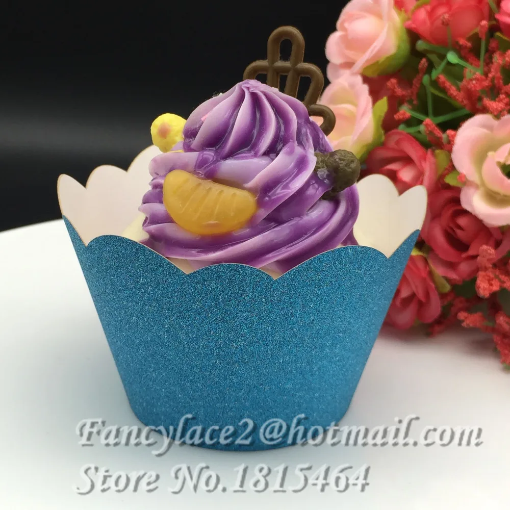 50 шт. блестящая подкладка для выпечки бумажные украшения свадьбы дня рождения