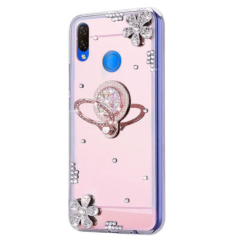 P Smart plus зеркальный блестящий чехол для Huawei P30 Pro P20 Lite Y6 Y7 Prime 2018 Mate 20 Honor 8c 8x p smart 2019 |