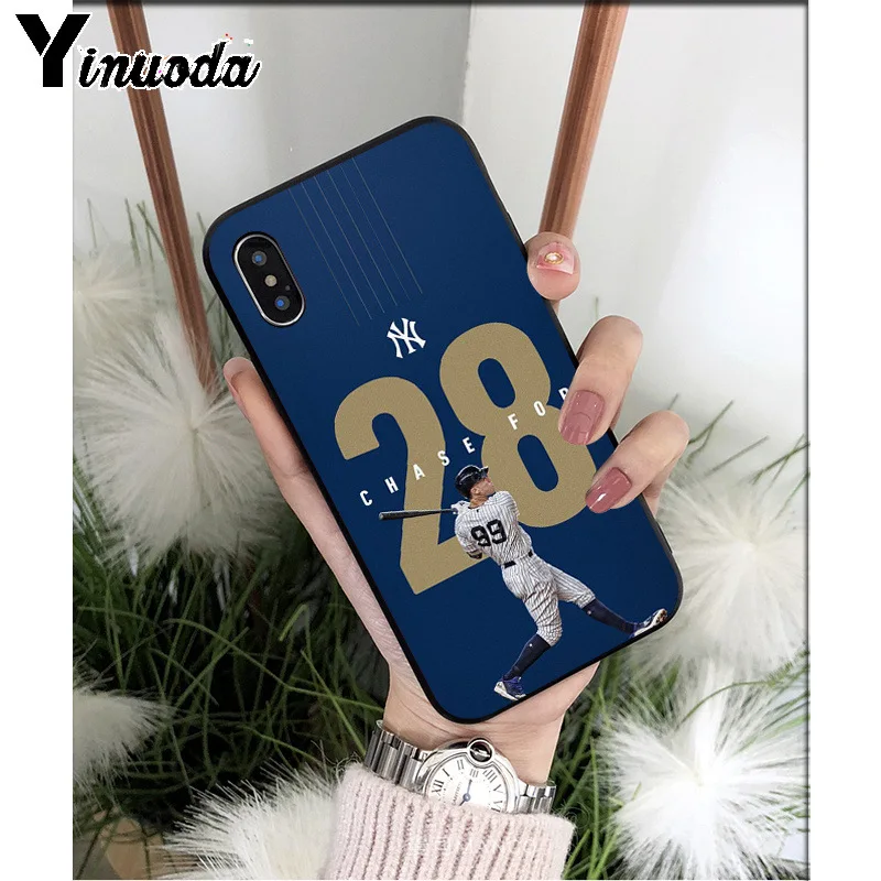 Yinuoda New York Yankees Boston Red Sox бейсбольный Мягкий ТПУ чехол для телефона iPhone X XS MAX 6 6s 7 7plus 8 8Plus 5 5S SE XR