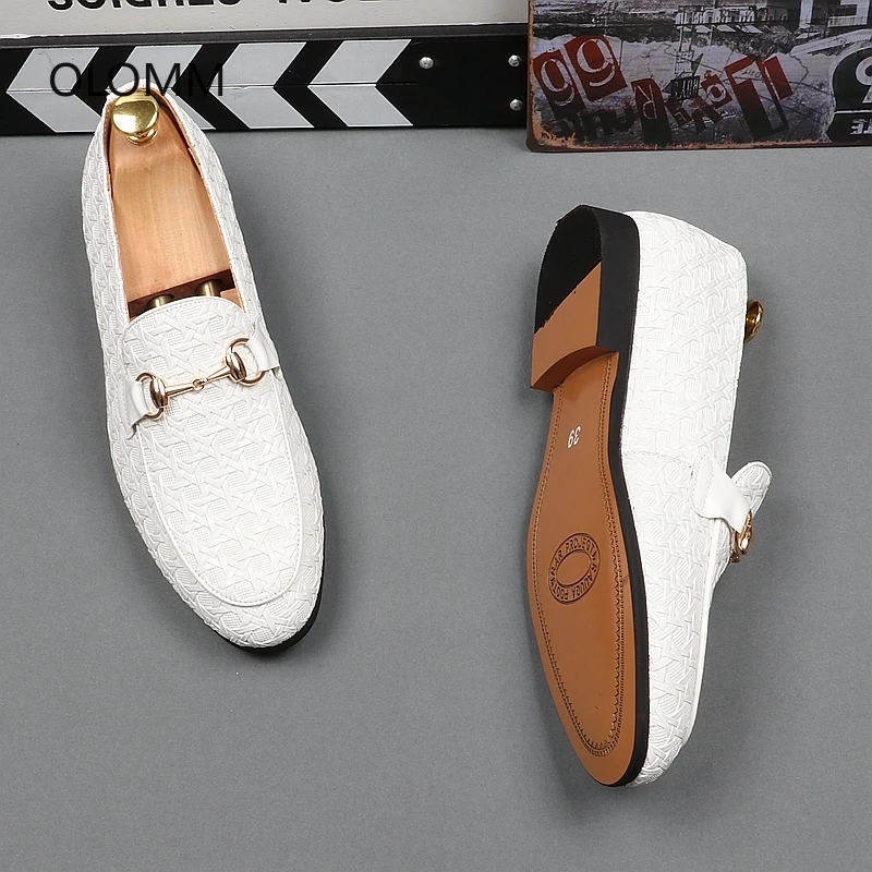 2019 новые белые кожаные туфли с острым носком Мужская обувь Летняя дышащая