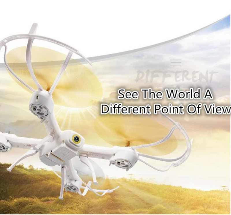 Радиоуправляемый квадрокоптер с дистанционным управлением 6 осевым гироскопом Wi