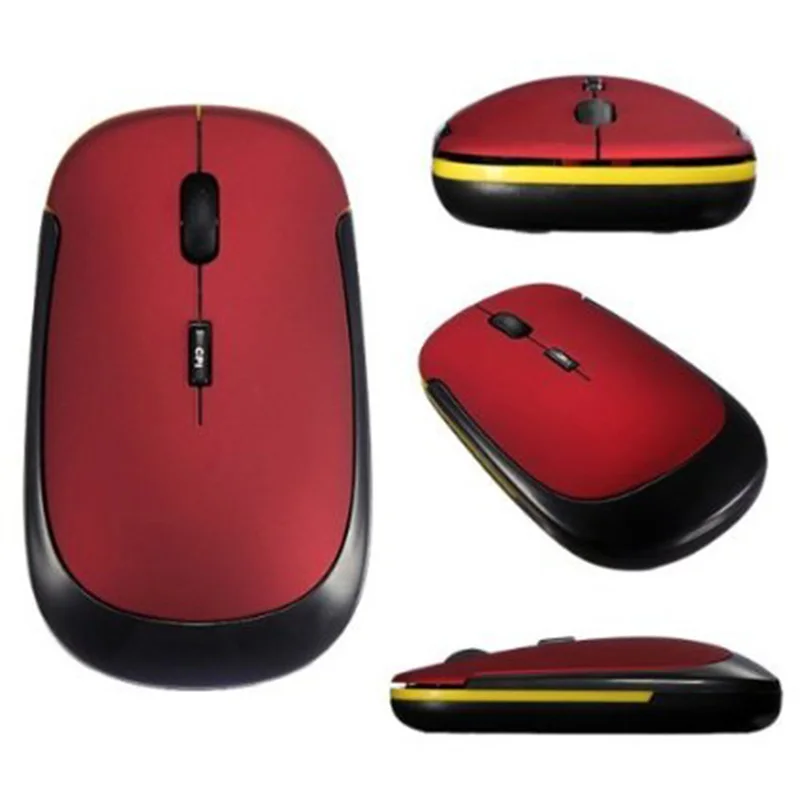 Etmakit Мини тонкая 2 4G USB Беспроводная оптическая мышь для ноутбука мыши компьютера