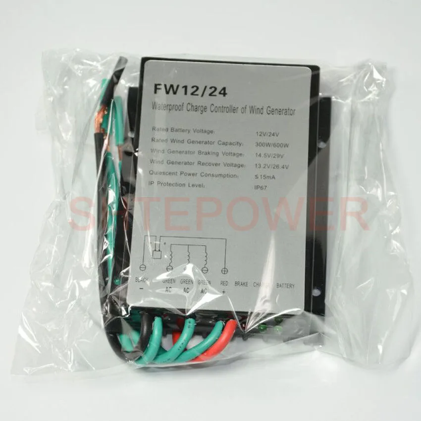 100 Вт Перманентный генератор магента с ветровым контроллером 12 В/24 В для