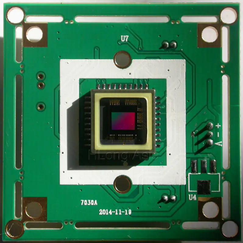 FPV 1.8mm LEN wide angle 170 degree 600TVL 1/4&quot CMOS Pixelplus PC7030 image sensor CCTV camera module chip board 3PIN wire +LEN. |
