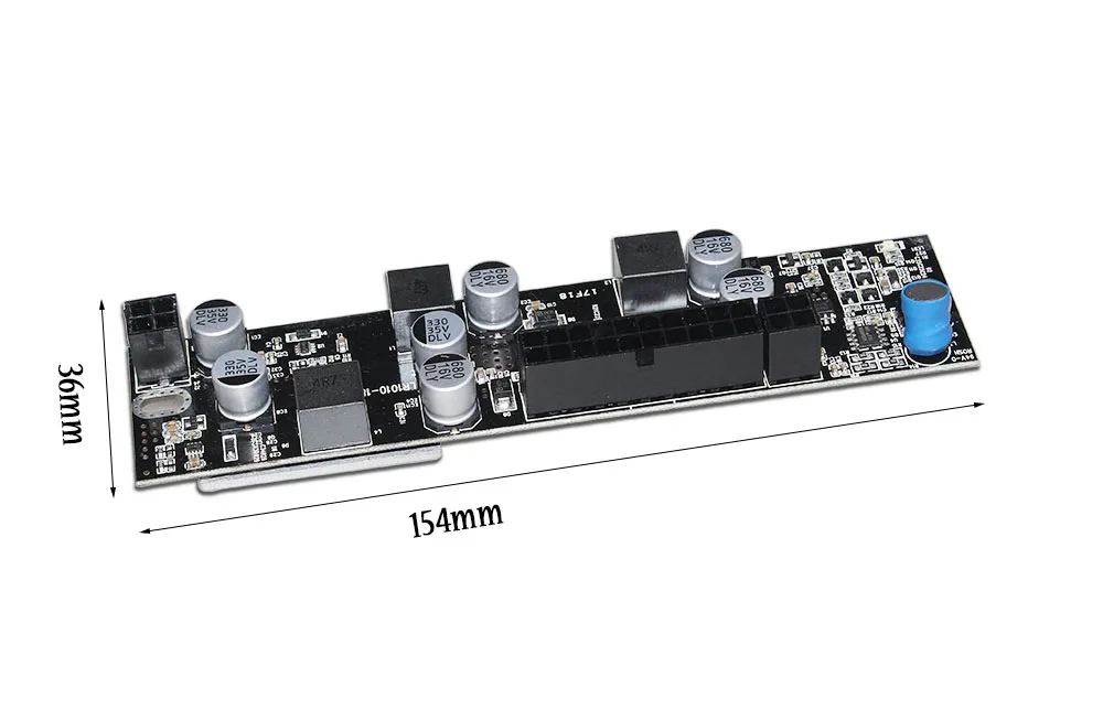 DC ATX PSU 19 В в 180 Вт твердотельный Пико переключатель 24pin (20 + 4) MINI ITX автомобиль PC