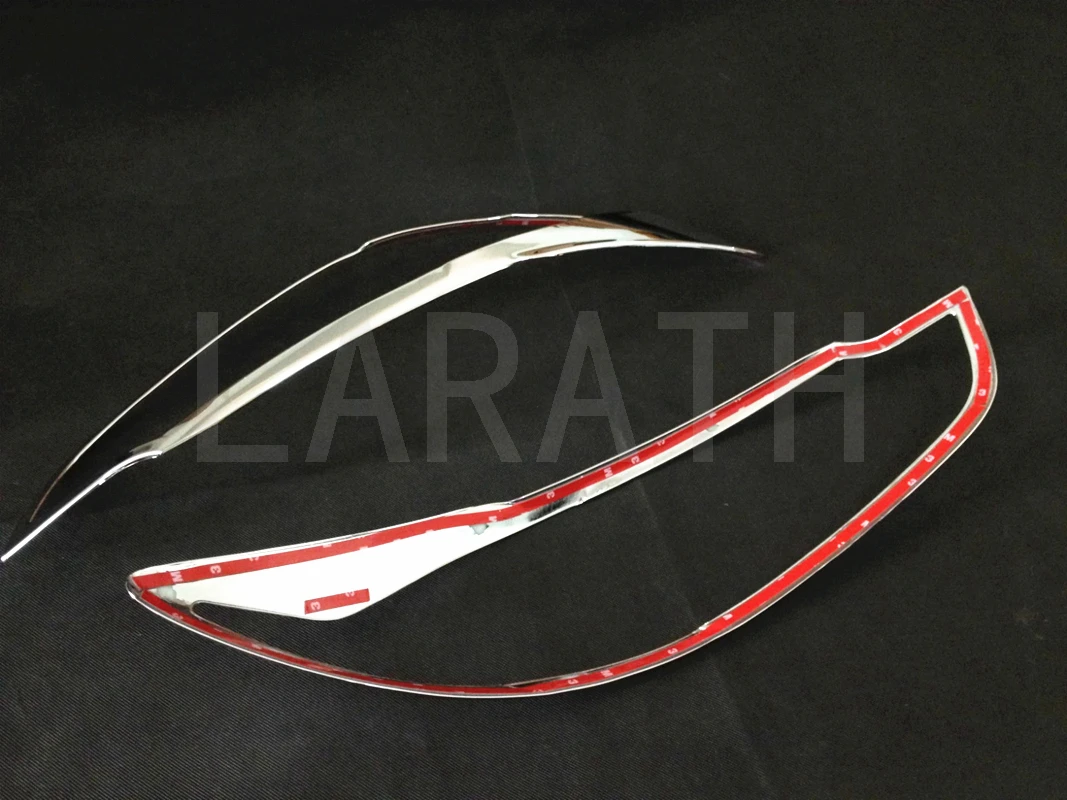 Для Mazda 6 Atenza 2013 3-го поколения ABS хромированные, для передних фар ободок для фары планки авто аксессуары 2 шт./компл